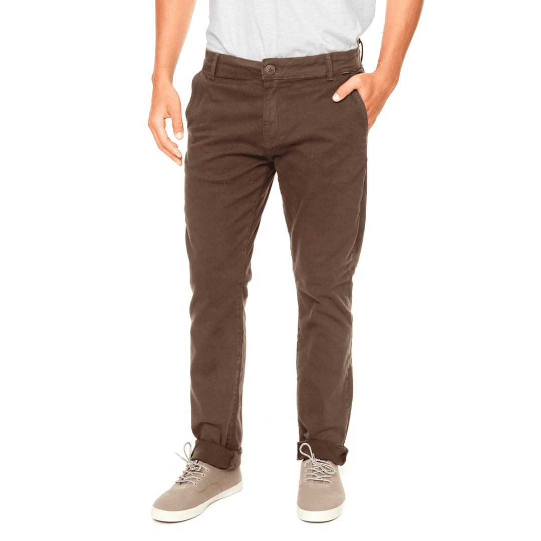 Calça Sarja Hang Loose Chino Classic Marrom