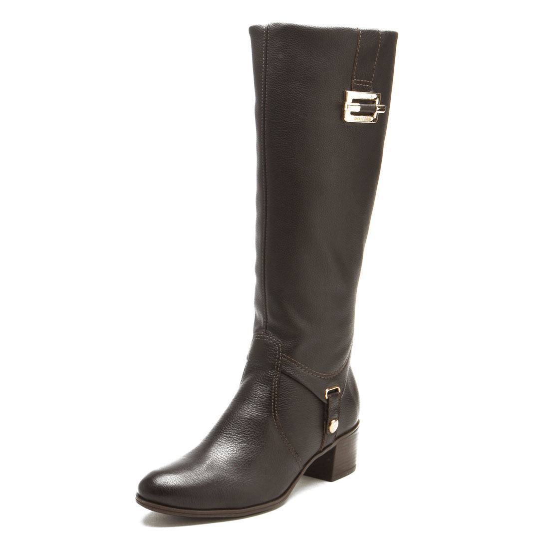 Bota Couro Bottero Fivela Marrom